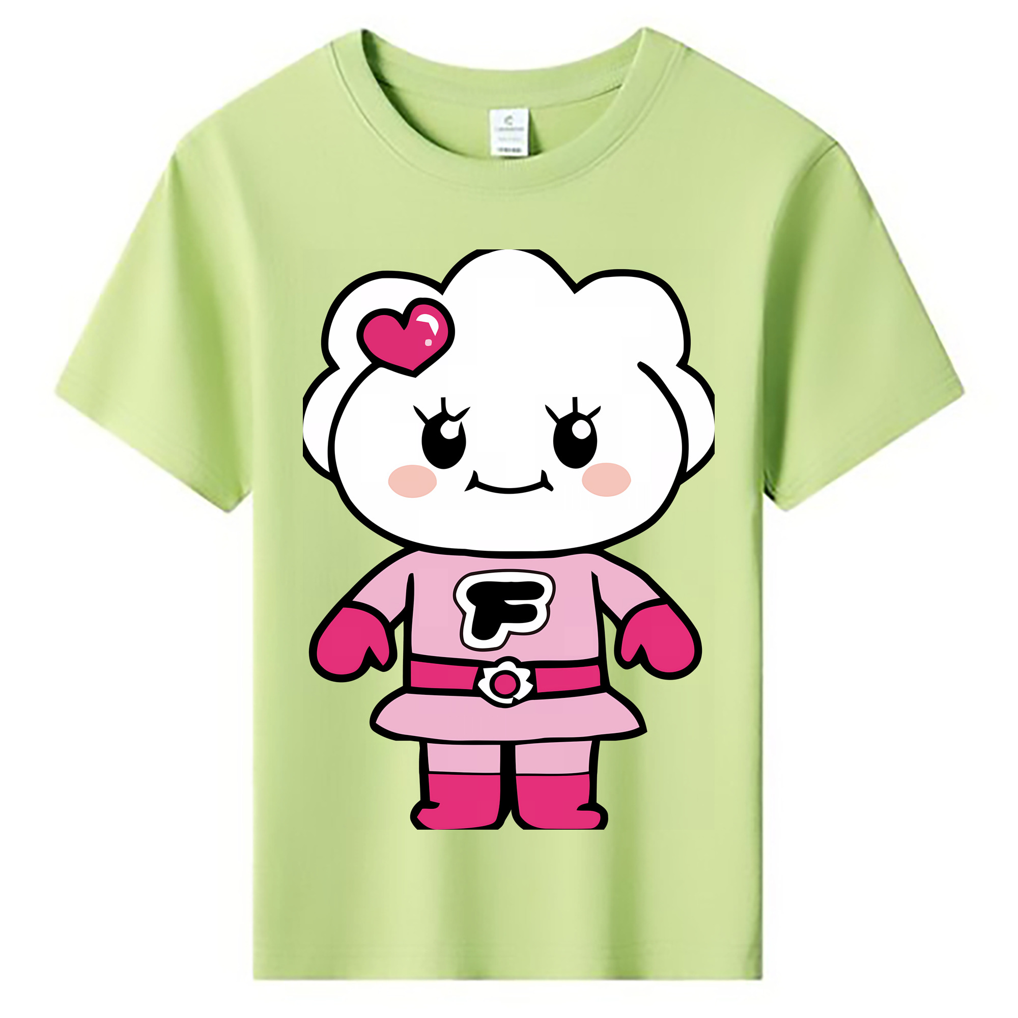 （画像用） アンパンマン Anpanman 綿100％キッズTシャツ（フロントプリント）